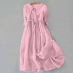 Morgan | Women's Casual Everyday Dress, Flattering Summer Dress for Holidays and Everyday Wear, Flattering Summer Dress for Holidays and Everyday Wear - Pink