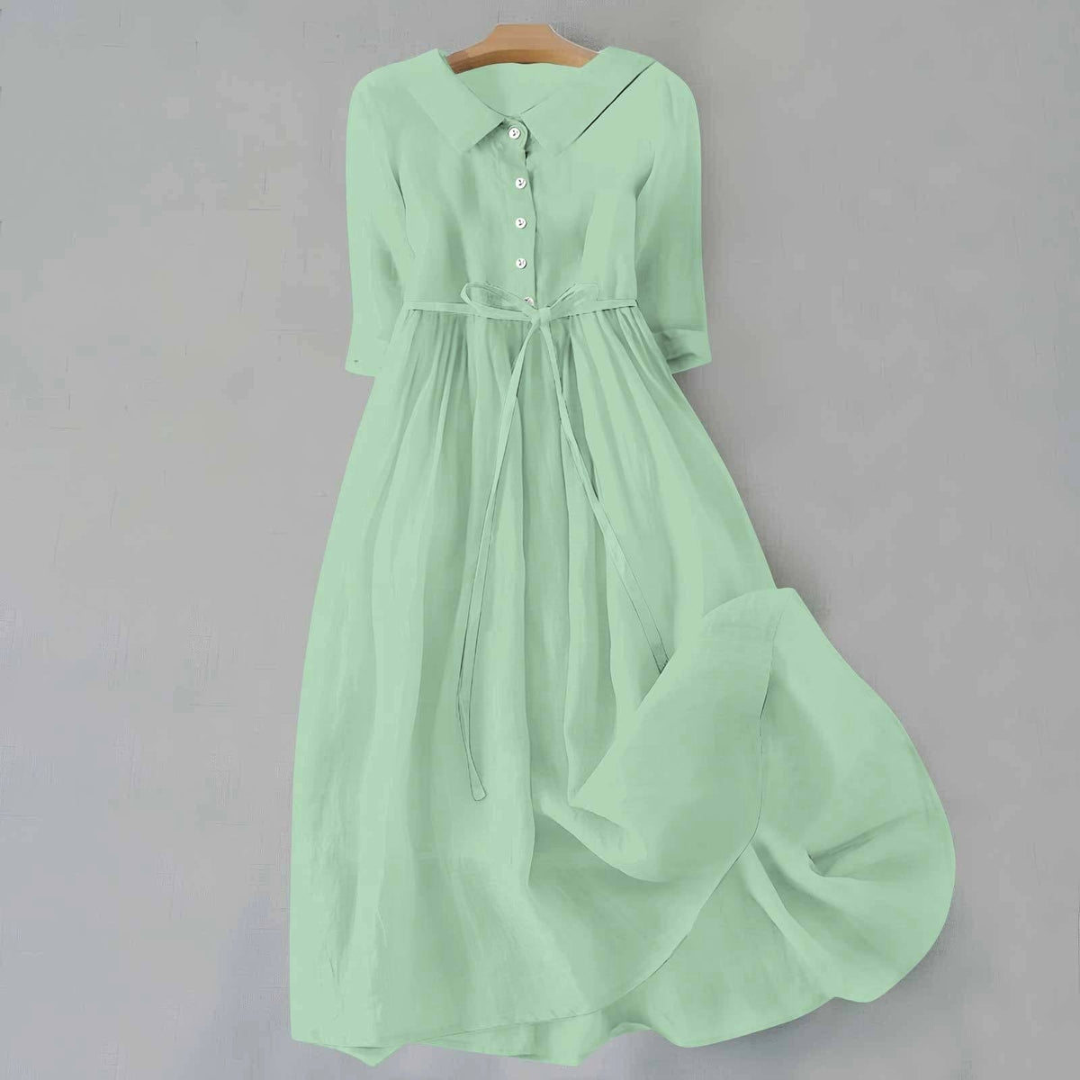 Morgan | Women's Casual Everyday Dress, Flattering Summer Dress for Holidays and Everyday Wear, Flattering Summer Dress for Holidays and Everyday Wear - Light Green