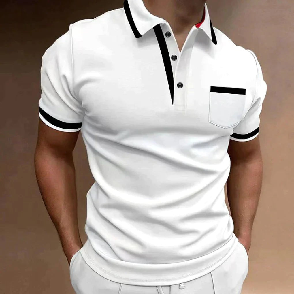 Murphy | Men's Classic Polo Shirt, Tailored Everyday Polo | The Shrader Sisters