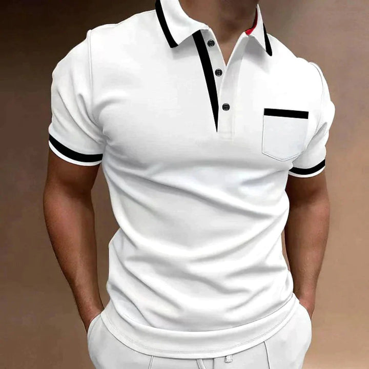 Murphy | Men's Classic Polo Shirt, Tailored Everyday Polo | The Shrader Sisters