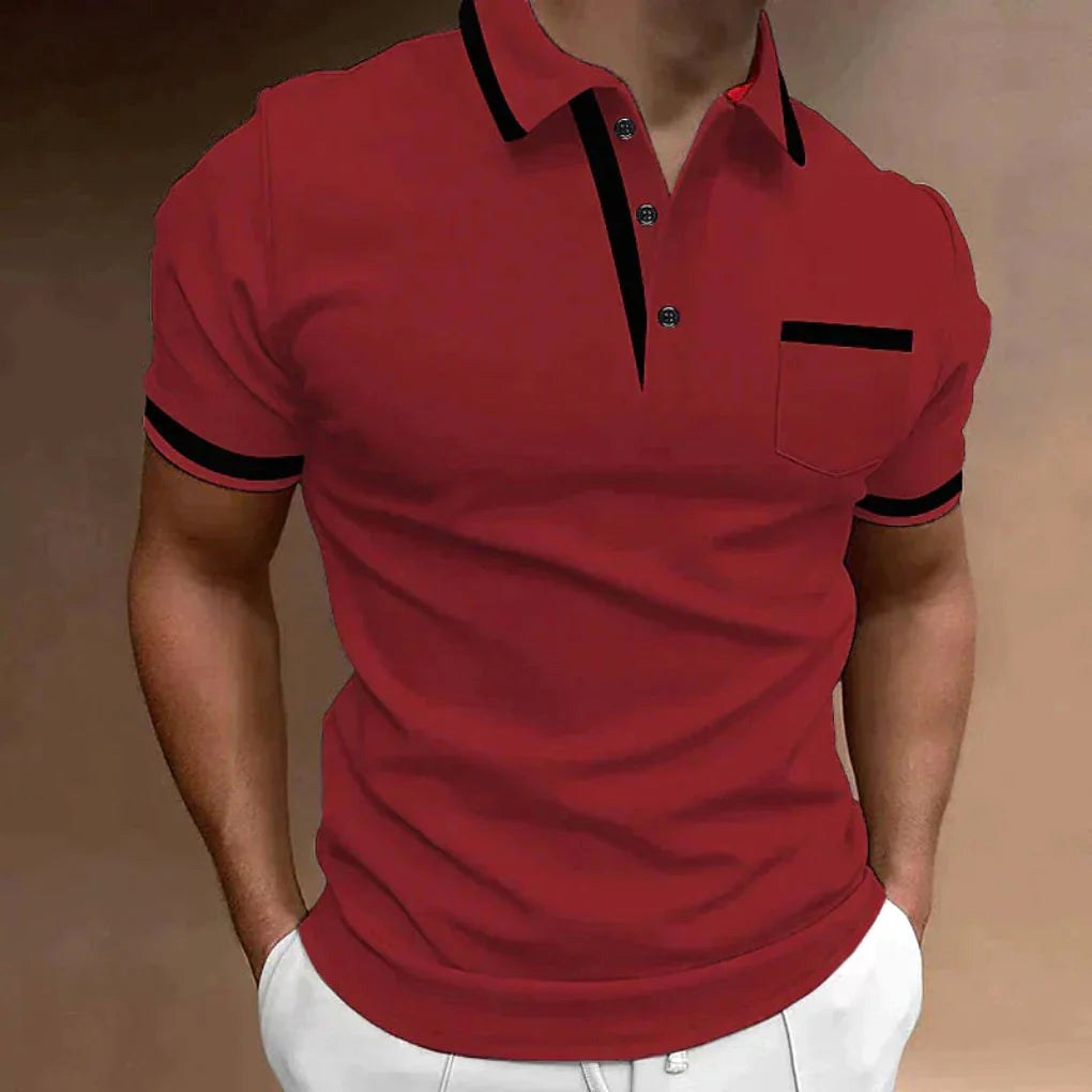 Murphy | Men's Classic Polo Shirt, Tailored Everyday Polo | The Shrader Sisters
