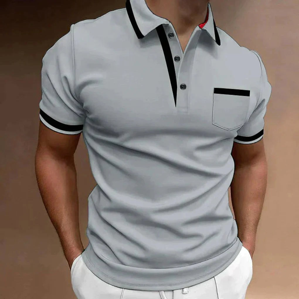 Murphy | Men's Classic Polo Shirt, Tailored Everyday Polo | The Shrader Sisters