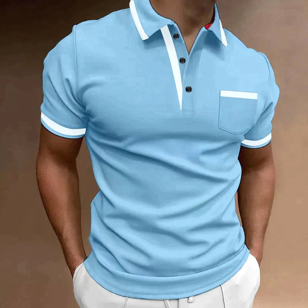 Murphy | Men's Classic Polo Shirt, Tailored Everyday Polo | The Shrader Sisters