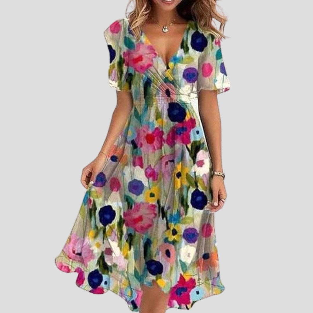 Naomi | Women's Lightweight Summer Midi Dress - image 3