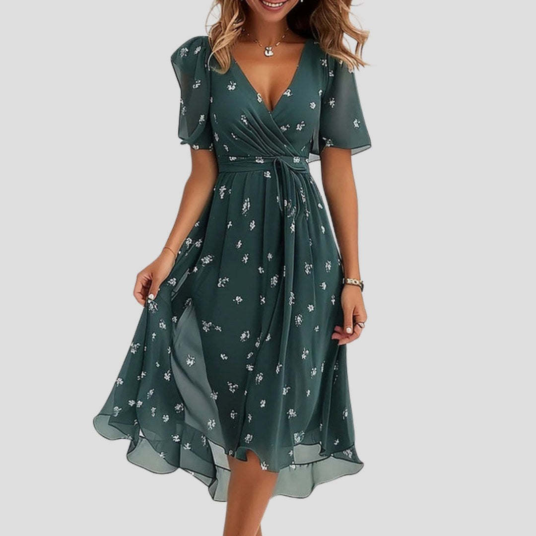 Naomi | Women's Lightweight Summer Midi Dress - image 4
