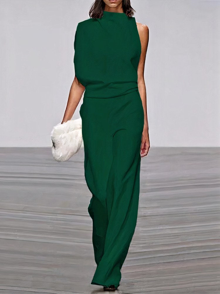 Natalie | Women's Wide-Leg Modern Jumpsuit, Lightweight Summer Outfit for Holidays and Casual Wear, Lightweight Summer Outfit for Holidays and Casual Wear - image 11