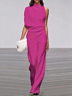 Natalie | Women's Wide-Leg Modern Jumpsuit, Lightweight Summer Outfit for Holidays and Casual Wear, Lightweight Summer Outfit for Holidays and Casual Wear - image 12
