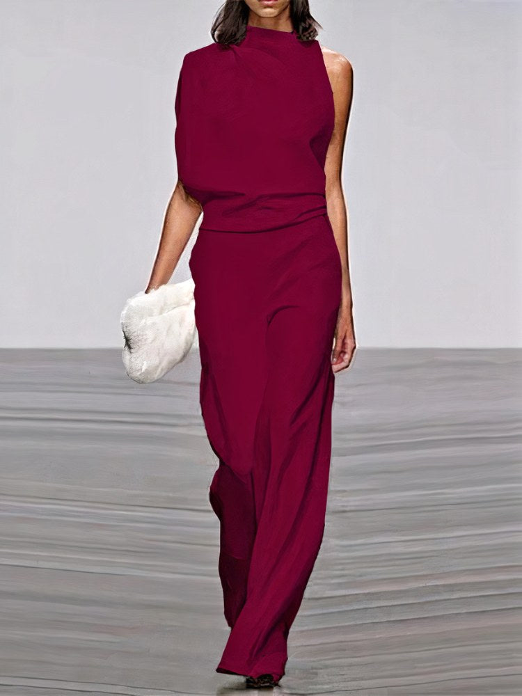 Natalie | Women's Wide-Leg Modern Jumpsuit, Lightweight Summer Outfit for Holidays and Casual Wear, Lightweight Summer Outfit for Holidays and Casual Wear - image 13