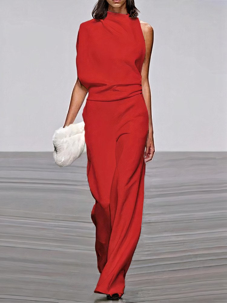 Natalie | Women's Wide-Leg Modern Jumpsuit, Lightweight Summer Outfit for Holidays and Casual Wear, Lightweight Summer Outfit for Holidays and Casual Wear - image 6