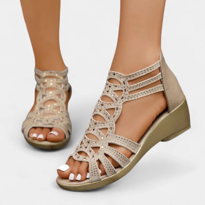 Nicole | Women's Comfortable Flat Sandals - image 4