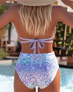 Olivia | Women's Leopard Print Bikini Two-Piece Set, Flattering Summer Swimwear for Holidays and Beach Days, Flattering Summer Swimwear for Holidays and Beach Days - image 7