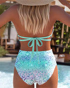 Olivia | Women's Leopard Print Bikini Two-Piece Set, Flattering Summer Swimwear for Holidays and Beach Days, Flattering Summer Swimwear for Holidays and Beach Days - image 8