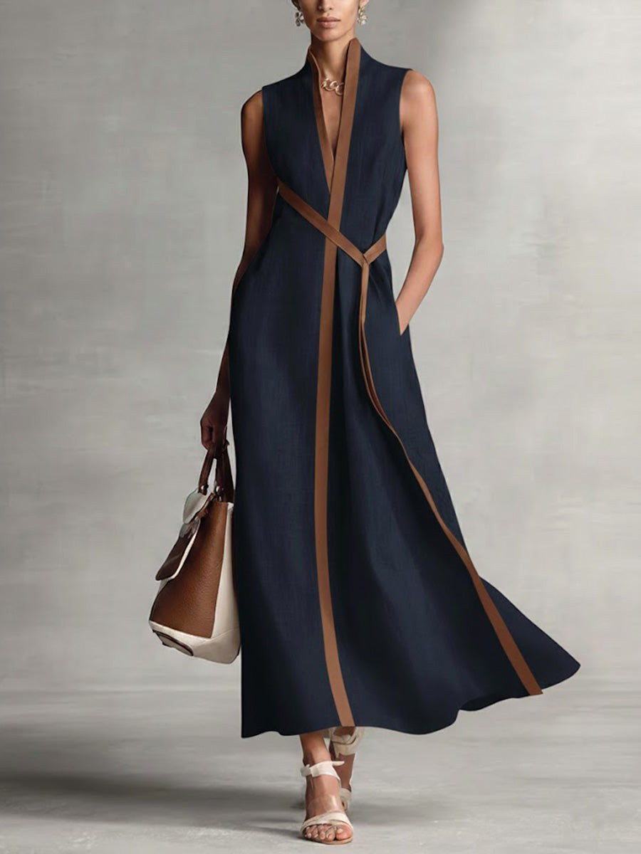 Olivia | Women's Lightweight Linen Breeze Dress, Flattering Summer Dress for Holidays and Everyday Wear, Flattering Summer Dress for Holidays and Everyday Wear - image 1