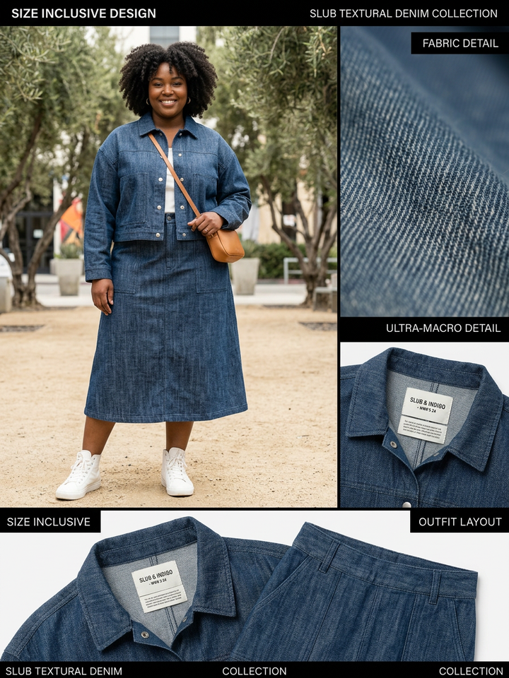 Karen | Vintage Washed Soft Cotton Feel Denim Maxi Dress