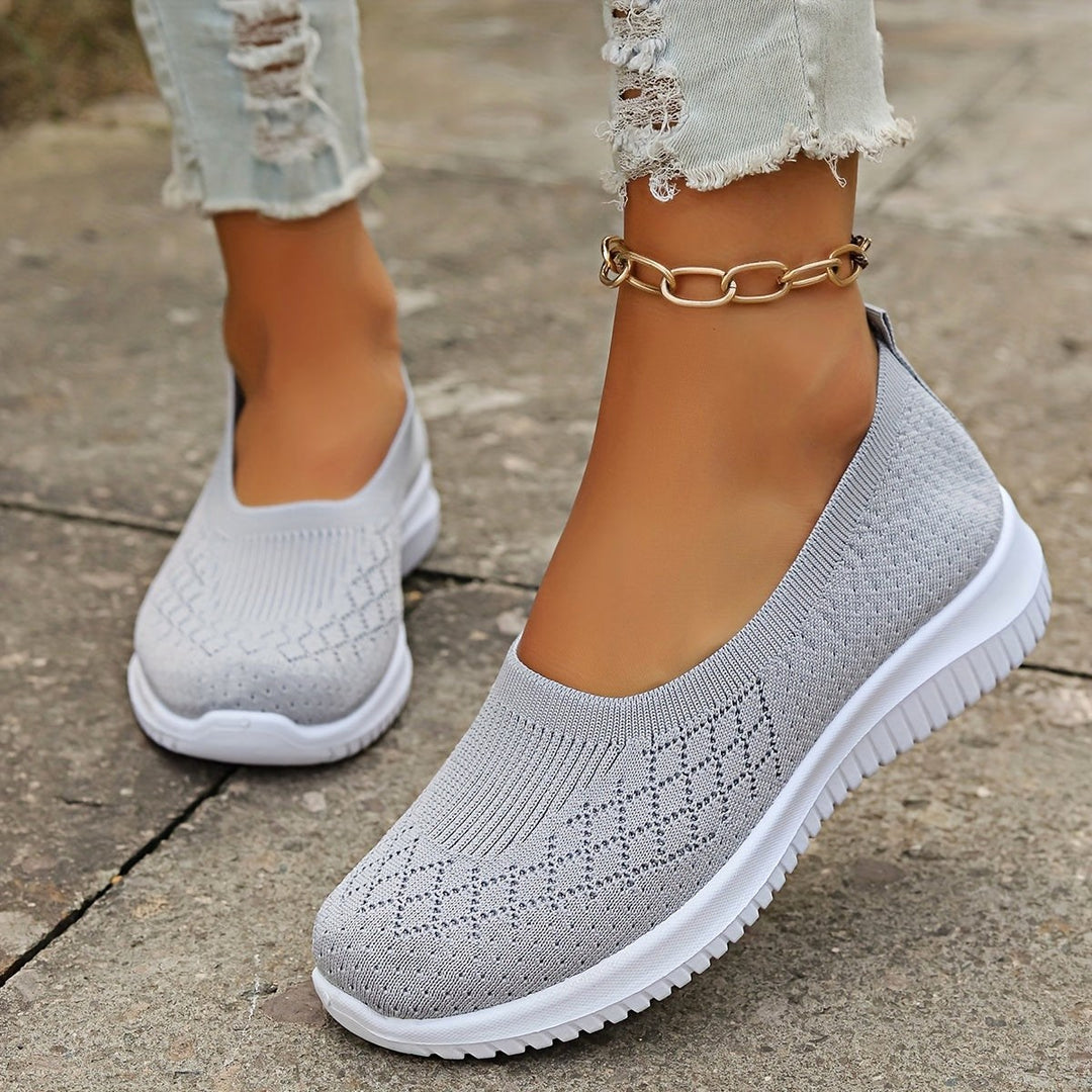 Piper | Women's Orthopedic Slip-On Sneakers - Gray