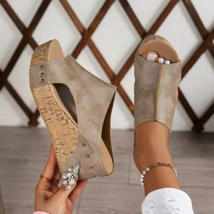 Pippa | Women's Orthopedic Cushioned Sandals, Contoured Footbed Sandals | The Shrader Sisters