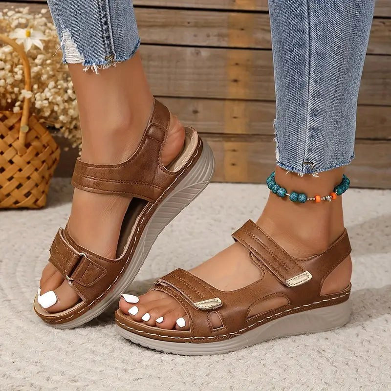 Randy | Women's Orthopedic Sandals - Brown