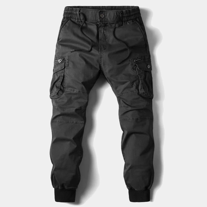 Rhys | Men's Tactical Cargo Joggers, Comfortable Relaxed-Fit Trousers | The Shrader Sisters
