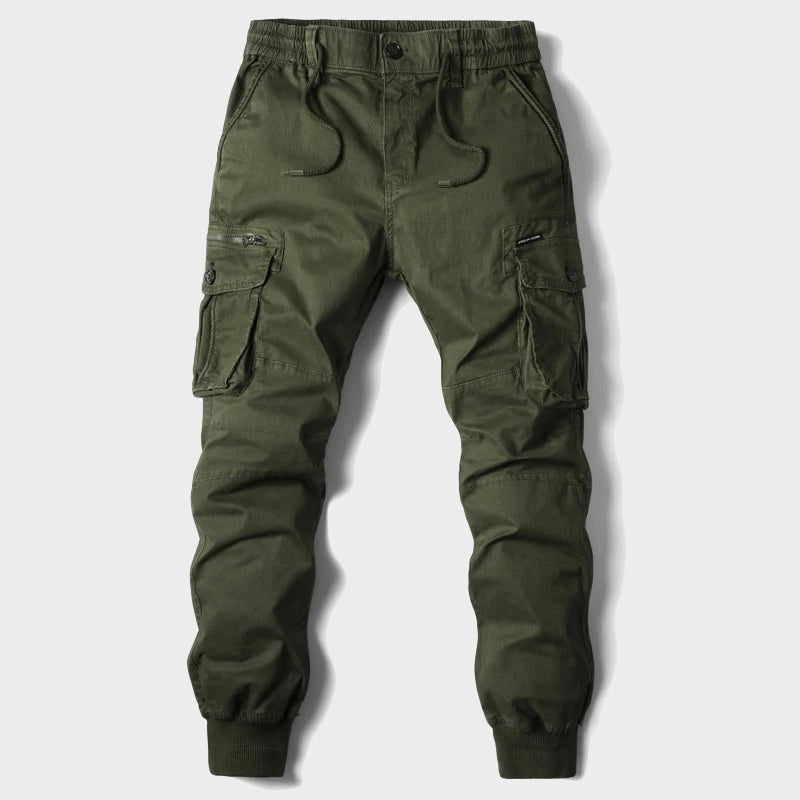 Rhys | Men's Tactical Cargo Joggers, Comfortable Relaxed-Fit Trousers | The Shrader Sisters