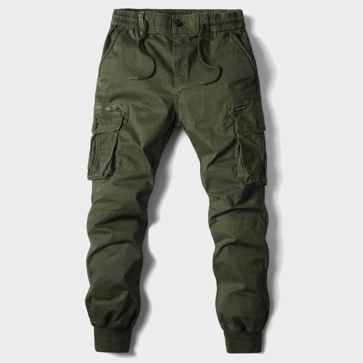 Rhys | Men's Tactical Cargo Joggers, Comfortable Relaxed-Fit Trousers | The Shrader Sisters