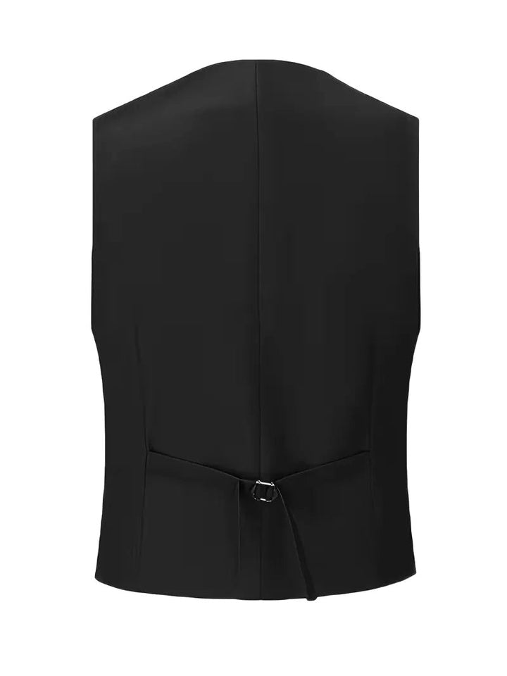 Riley | Men's Slim Fit Three-Piece Suit with Double-Breasted Waistcoat, Tailored Formal Suit | The Shrader Sisters