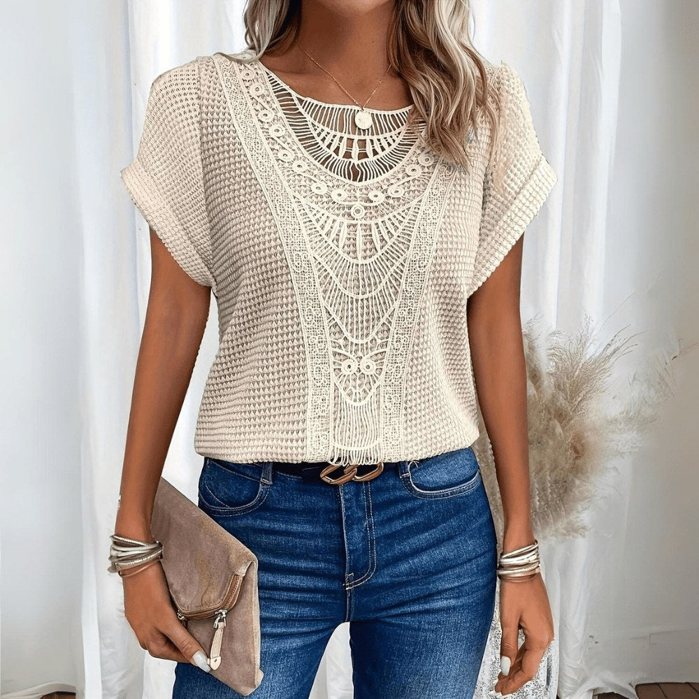 Riley | Women's Lightweight Linen Blouse, Lightweight Summer Top for Holidays and Casual Wear, Lightweight Summer Top for Holidays and Casual Wear - image 1