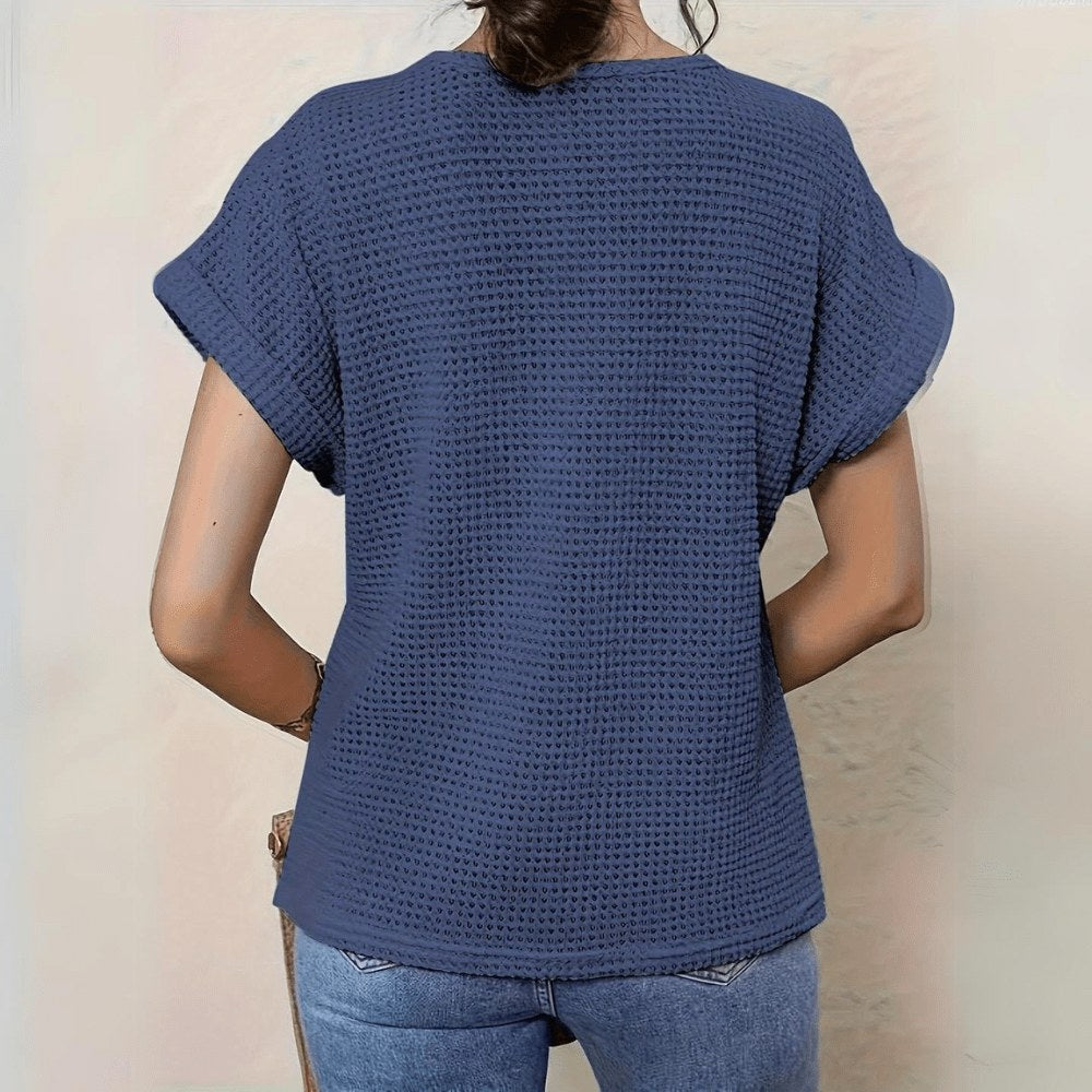 Riley | Women's Lightweight Linen Blouse, Lightweight Summer Top for Holidays and Casual Wear, Lightweight Summer Top for Holidays and Casual Wear - image 5