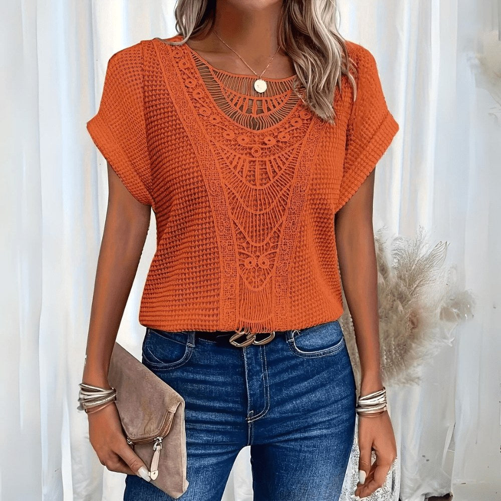 Riley | Women's Lightweight Linen Blouse, Lightweight Summer Top for Holidays and Casual Wear, Lightweight Summer Top for Holidays and Casual Wear - image 6