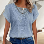 Riley | Women's Lightweight Linen Blouse, Lightweight Summer Top for Holidays and Casual Wear, Lightweight Summer Top for Holidays and Casual Wear - image 8