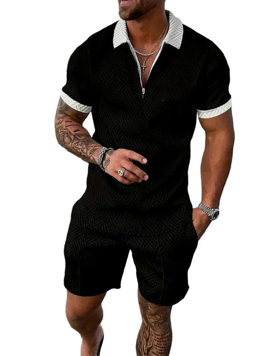 Rory | Men's Polo Shirt and Shorts Set, Modern Two-Piece Casual Set | The Shrader Sisters
