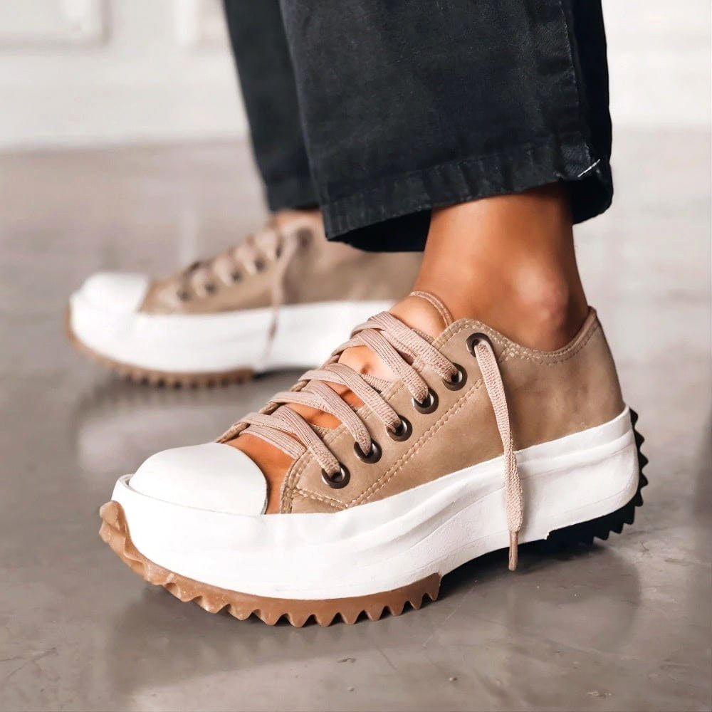 Rowan | Women's Comfort Walking Sneakers - Brown