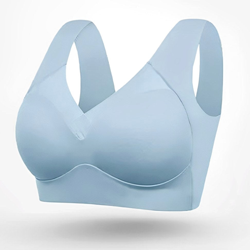Roxanne | Women's Seamless Bra with Adjustable Straps, Wire-Free Support Bra | The Shrader Sisters | Pink