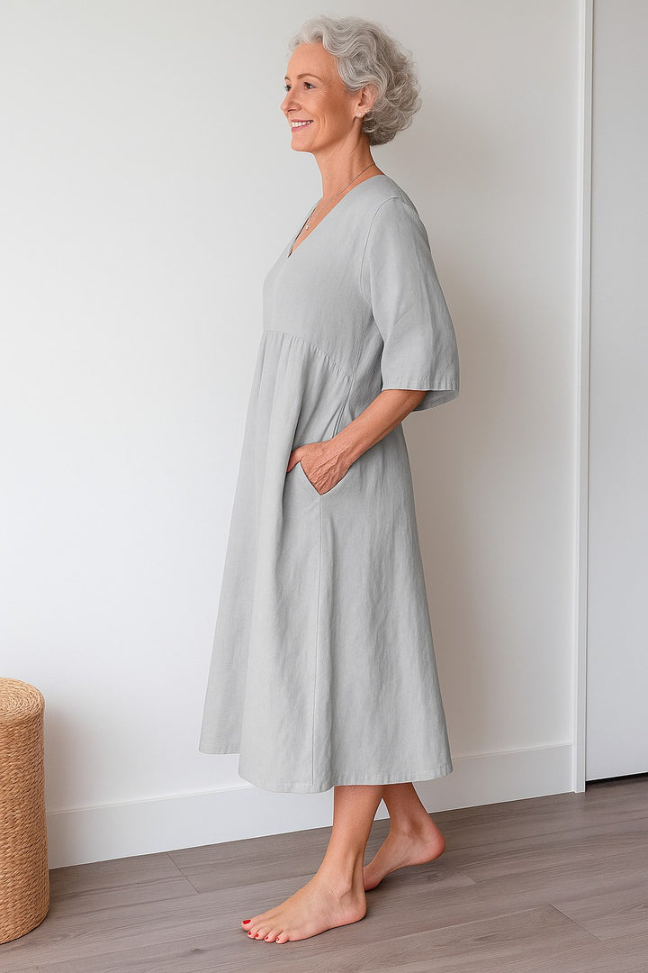 Ruby | Women's Timeless Draped Comfort Dress - image 10