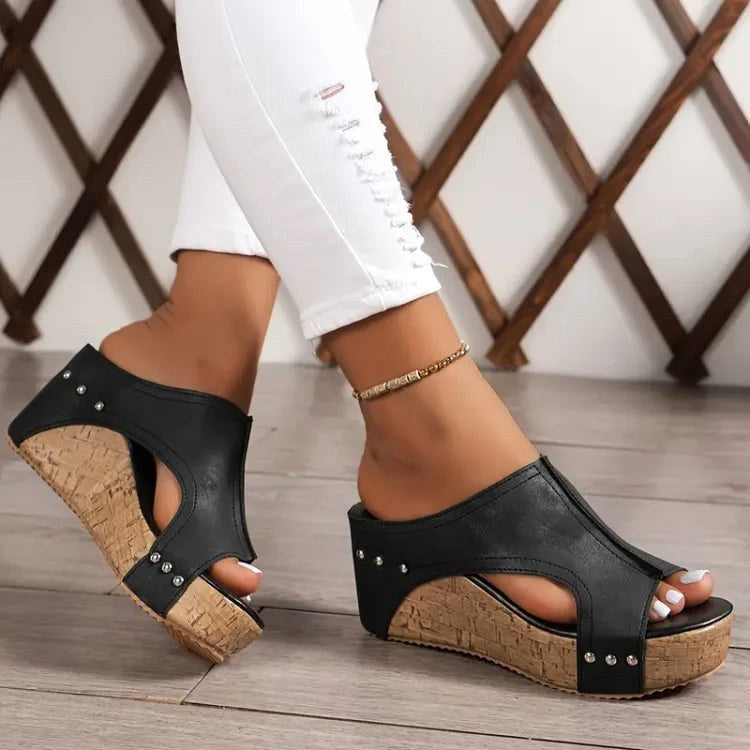 Sarah | Women's Orthopedic Cushioned Sandals - Beige
