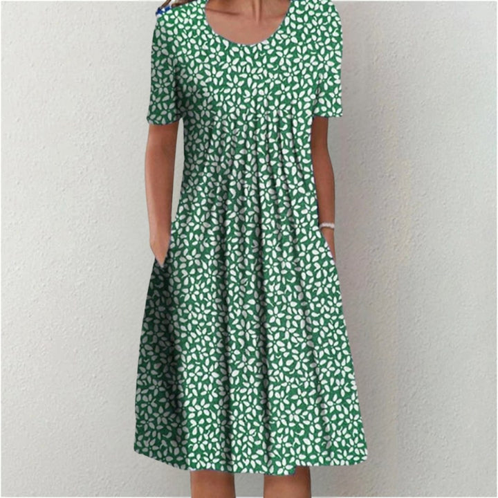Savannah | Women's Casual Floral Midi Dress - image 14