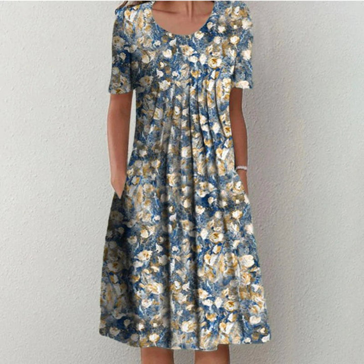 Savannah | Women's Casual Floral Midi Dress - image 22