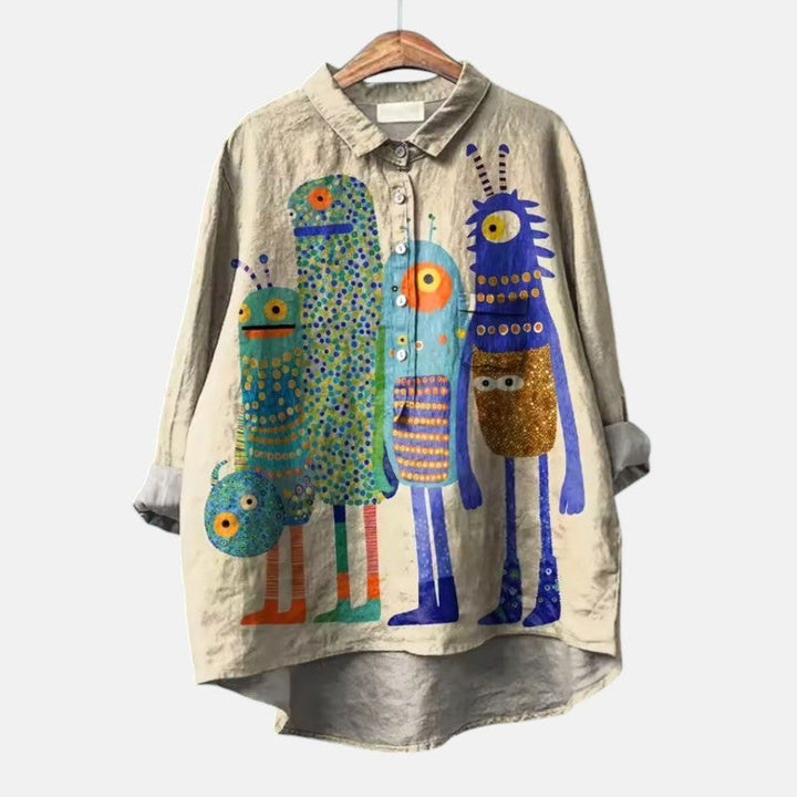 Savannah | Women's Classic Button-Up Shirt - Print 1