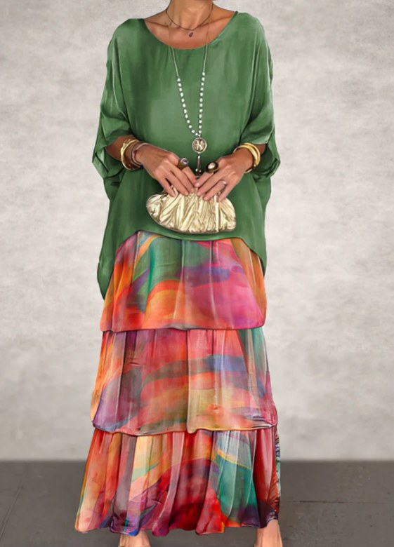 Savannah | Women's Elegant Fluid Maxi Dress - image 15