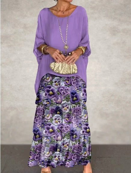 Savannah | Women's Elegant Fluid Maxi Dress - image 16