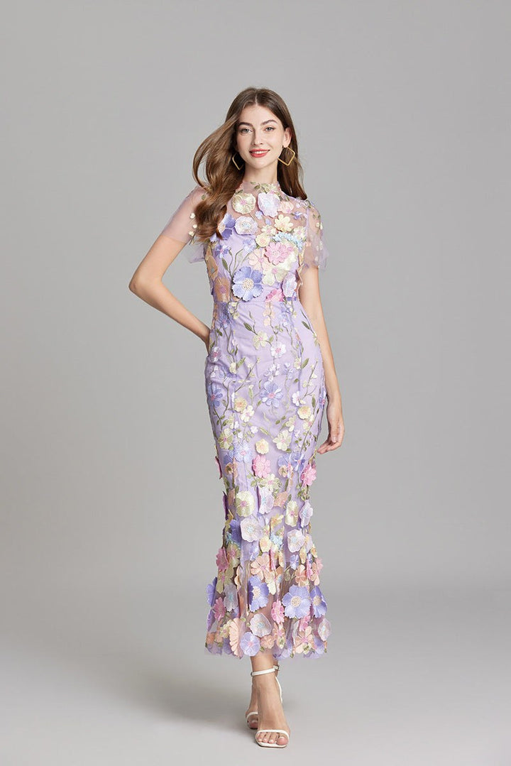 Scarlett | Women's Floral Midi Dress - image 11