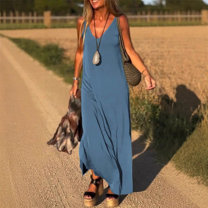 Selma | Women's Sleeveless Casual Wrap Dress - image 4