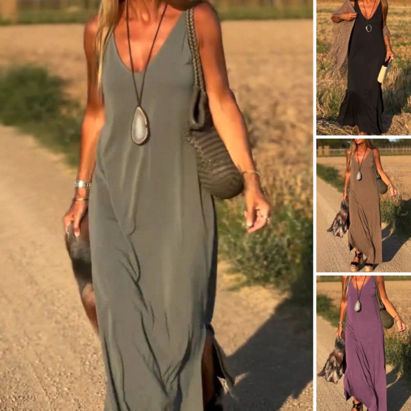 Selma | Women's Sleeveless Casual Wrap Dress - image 7