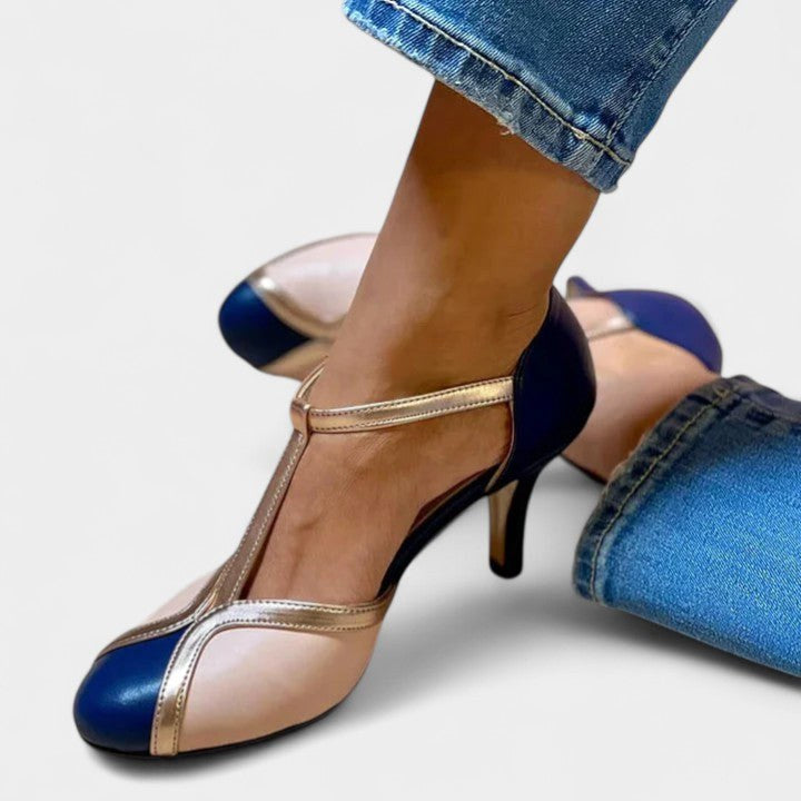 Sharnie | Women's Orthopaedic Block Heel Shoes, Elegant Formal Heels | The Shrader Sisters