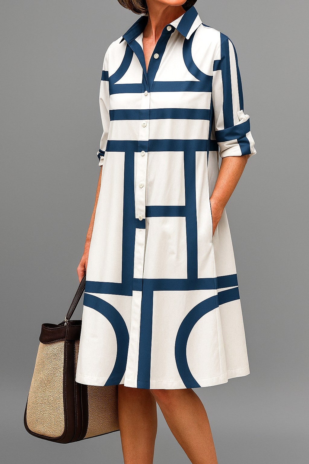 Sienna | Women's Midi Wrap Dress - image 1