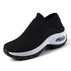 Sienna | Women's Orthopaedic Slip-On Shoes, Cushioned Walking Shoes | The Shrader Sisters | All White