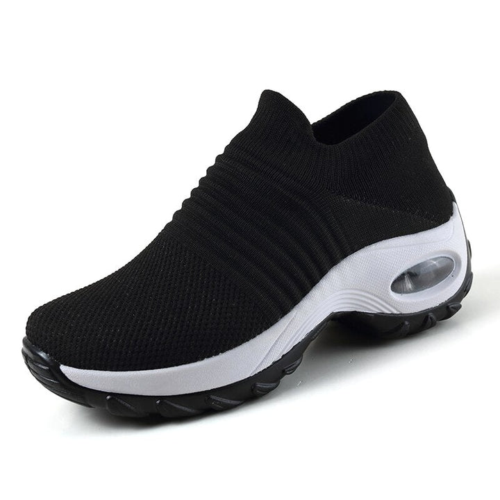 Sienna | Women's Orthopaedic Slip-On Shoes, Cushioned Walking Shoes | The Shrader Sisters | All White