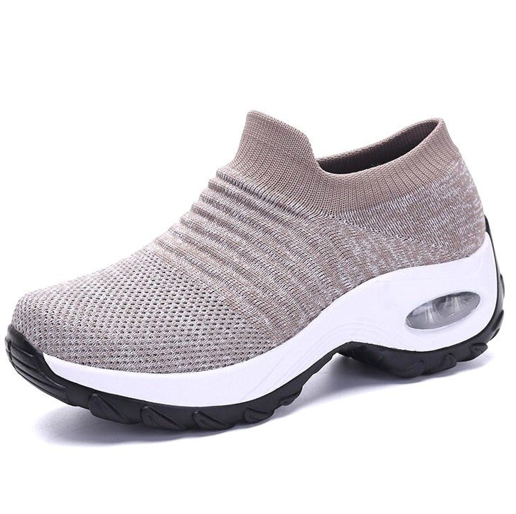 Sienna | Women's Orthopaedic Slip-On Shoes, Cushioned Walking Shoes | The Shrader Sisters | Blue