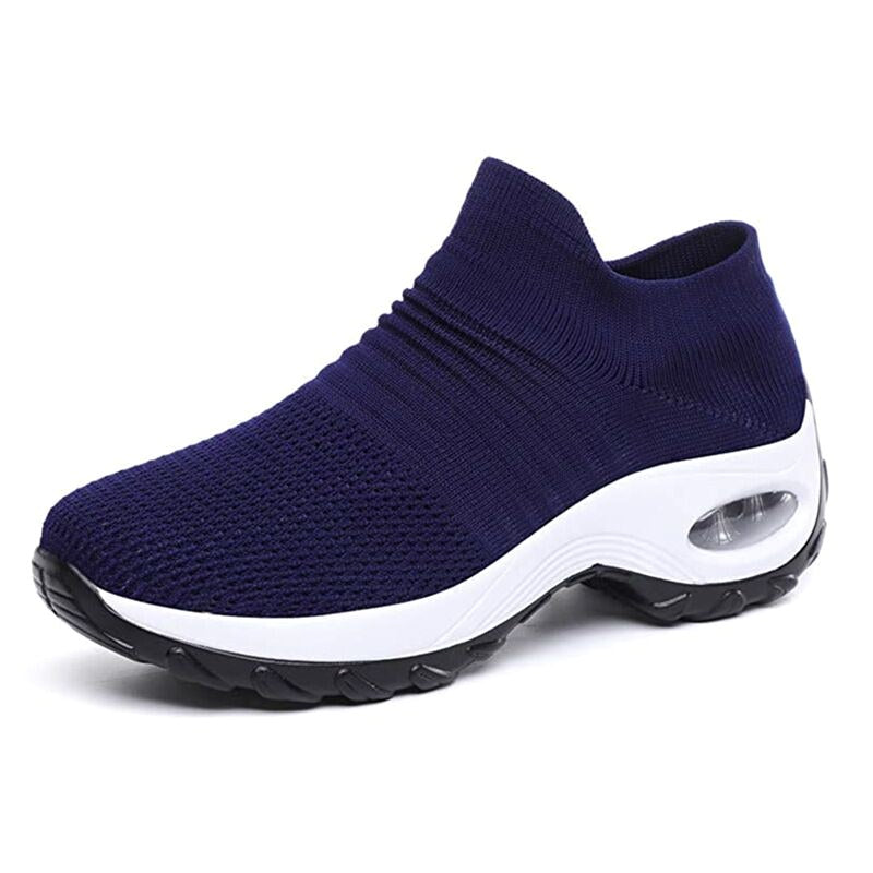 Sienna | Women's Orthopaedic Slip-On Shoes, Cushioned Walking Shoes | The Shrader Sisters | Black