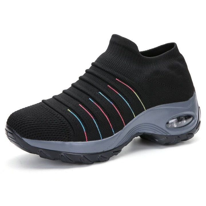 Sienna | Women's Orthopaedic Slip-On Shoes, Cushioned Walking Shoes | The Shrader Sisters | Purple