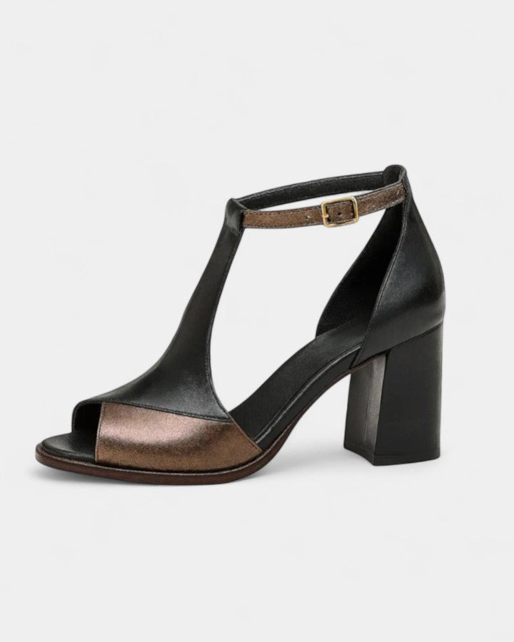 Skye | Women's Orthopaedic Block Heel Shoes, Elegant Slip-On Heels | The Shrader Sisters
